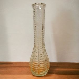 Vtg Long Stem Vase Cut Glass CFG # 's On Bottom